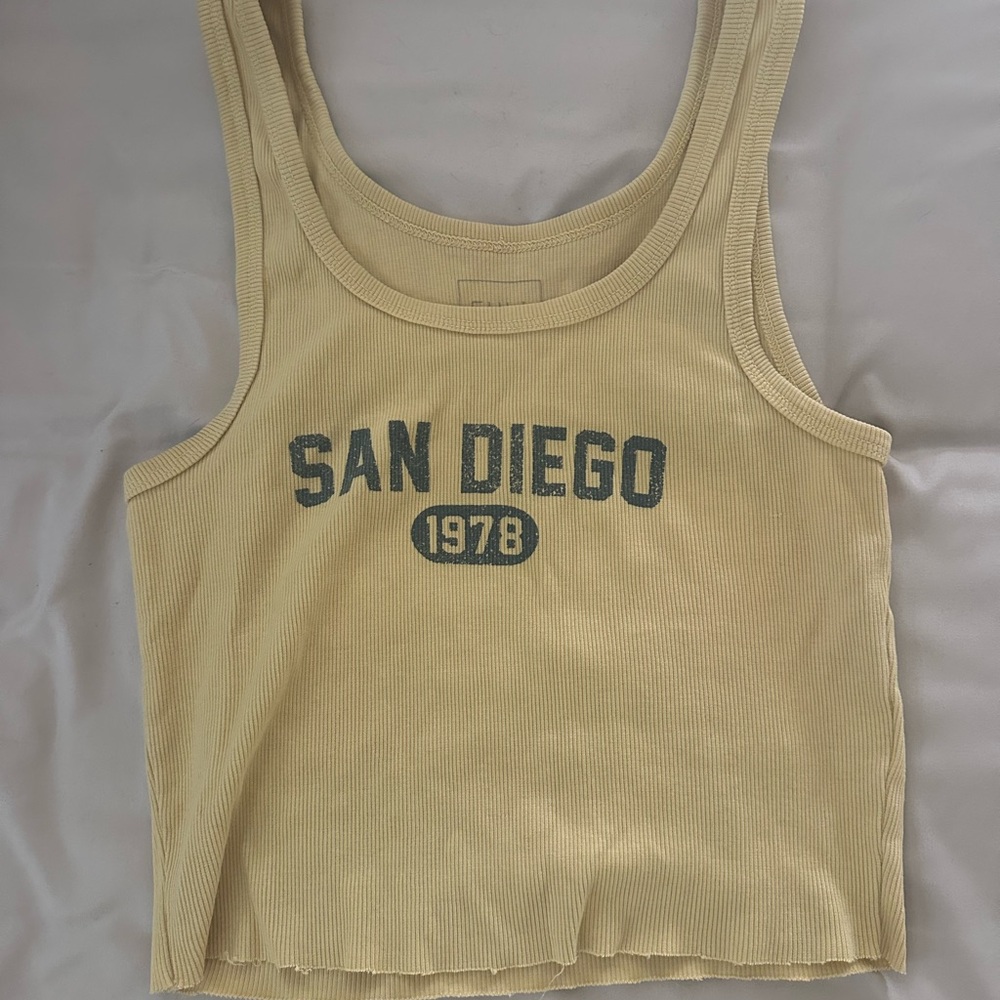 Yellow San Diego 1978 Tank Top